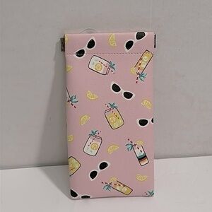 ON Eyeglass Squeeze Top sunglasses Pouch lemonade and Sunglass print 🍋New🍋
